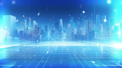 Blue Corporate Background Loop