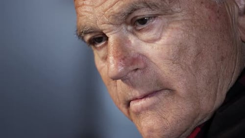 Close up on sad and desperate man: loneliness, sadness, old age