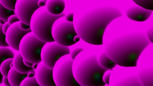 Abstrakter Kugelhintergrund in rosa Farbe