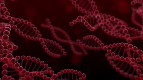 Cell ADN Background Bright Blur Medical Abstract with Deoxyribonucleic Acid Structure Molecules