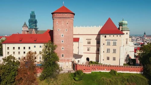 Wawel Royal Castle in Krakow Poland