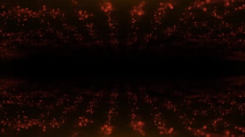 Orange Particle Field HD