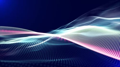 Particles Wave Background Loop V5