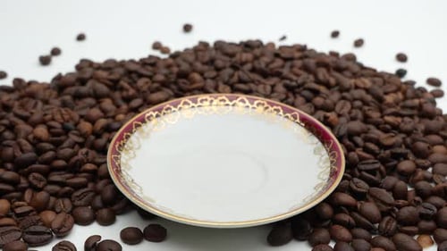 Handling and Drinking a Turkish Coffee Cup