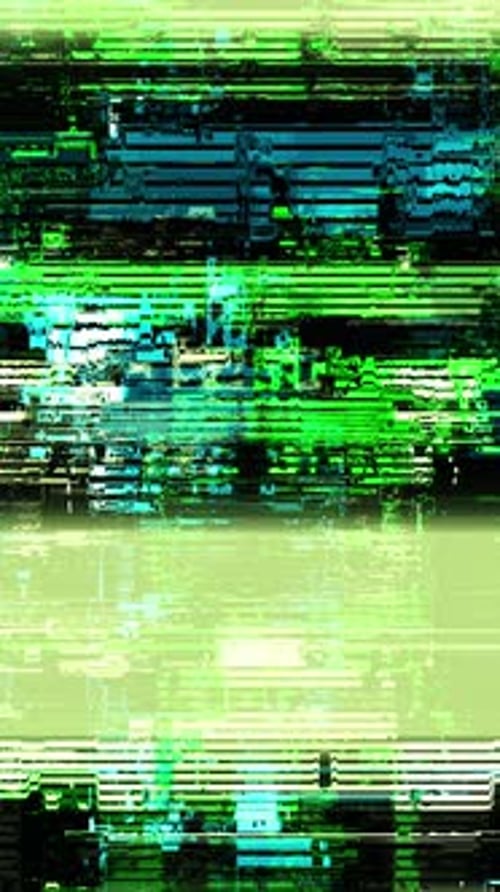 Abstract Digital Glitch Transition with Noise Effect