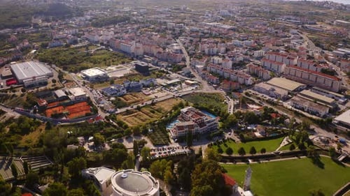 City, urban area, cars driving, traffic.