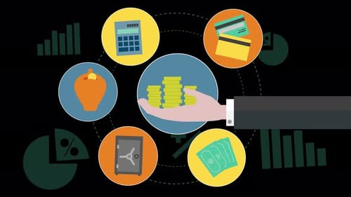 Finance Money Account Coin Animation