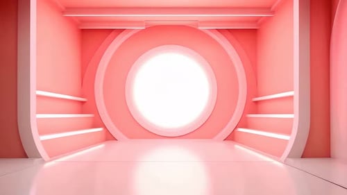 podio: escaparate futurista con plataforma para la exhibición de productos. Expositor de escenario moderno vacío