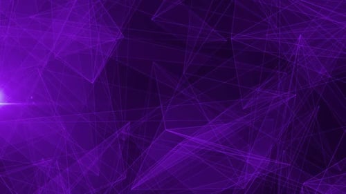 Abstract Purple Plexus Network Moving Background Loop