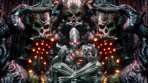 Biomechanical Girl VJ Loop