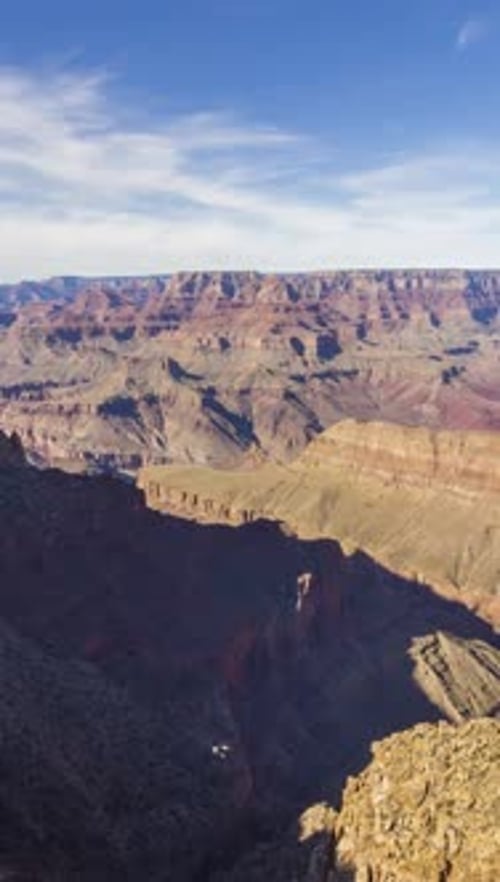 Grand Canyon on Sunny Day Arizona USA Vertical Video