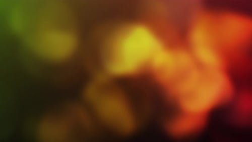 Glamour Collection: Out of focus orange colorful elements sway smoothly