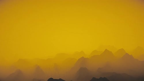 Abstract Mountain Range Parallax Scrolling Background Animation