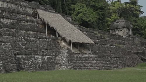 Ancient Mayan Pyramid Structure at Palenque