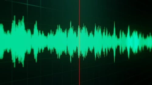 Timeline. Sound wave.