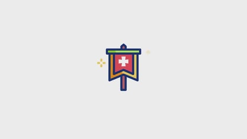 Animiertes Flaggensymbol V3