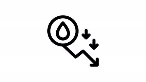 oil line icon animation