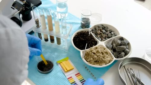 Soil Testing in the Laboratory Selective Focus