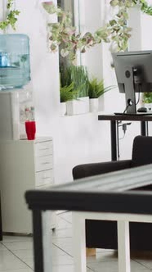 Clean Modern Office Interior in Daytime