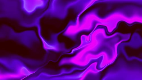 Fondo de onda líquida abstracta de neón oscuro en tonos morados y magenta