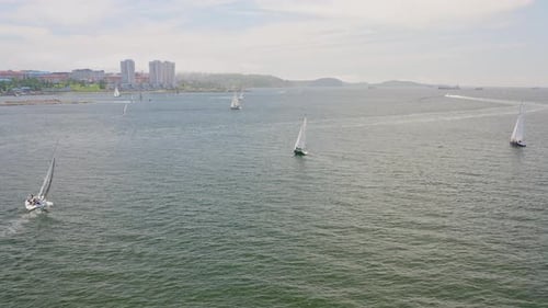 Regatta auf See