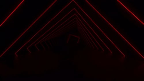 Red Lighted Tunnel