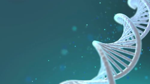 DNA Molecule Science, double helix strands, biological genetic heritage concept