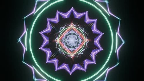 Retro Wave Colorful Background Endless Futuristic Loop