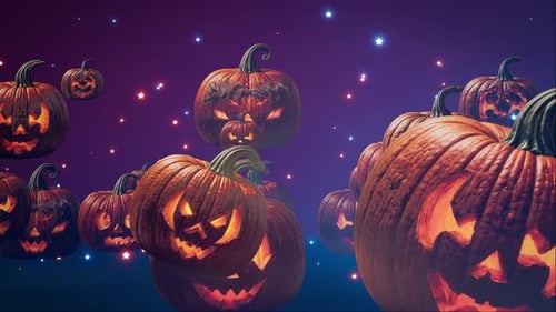 Floating Jack-o'-Lanterns for Halloween Festivities