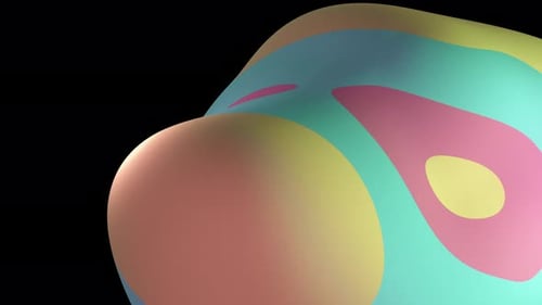 Pastel Blobs Gentle Morphing Infinite Loop 4K