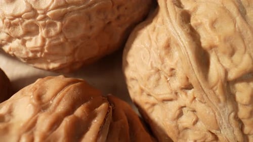 Walnuts in stunning macro close-ups