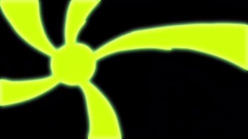 Neon Green Glow Reveal Transition