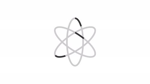 science symbol icon animation video