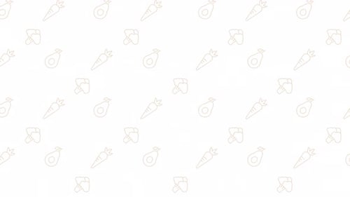 Animated Vegetarian Seamless Pattern