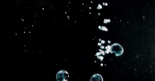 Blueberry, falling and water with natural fruit for vitamin c, fresh produce