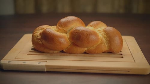 Bakery Concept of Homemade Breads Loaf Pastry Food Background