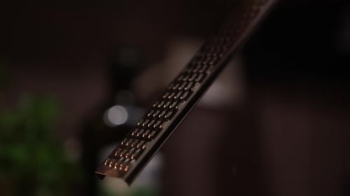 Cheese Grater Used In Grinding Cheese. closeup, slow motion