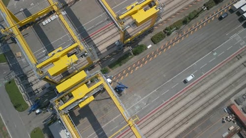 Container Terminal Aerial View