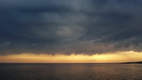 Sunset And Sea