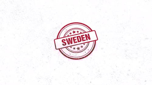 Sweden Rubber Stamp