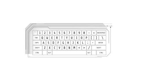 Futuristic Keyboard Interface Animation