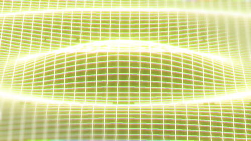 Glowing Futuristic Grid Ripple Wave Background