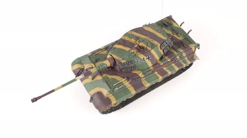 Assembly And Painting Of The German Tiger Ii Tank Model.