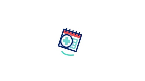 Animated Calendar Add Event Icon Flat Design