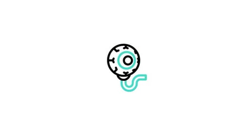Animiertes Augapfel-Symbol