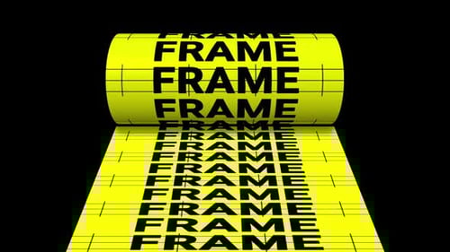 Frame Text Animation Loop