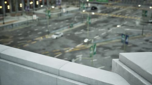 Superbe hyperlapse du centre-ville