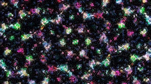 Abstract Colorful Wavy Fluid Sparkle Background