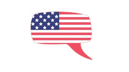 Animated American Speech Bubble