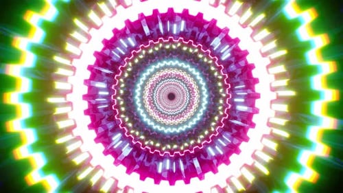 Cor vibrante abstrata Vj Loop